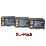Vhbw set 3 batteries 2100mah cam�scope jvc gz - hm1seu, gz - hm100, gz - hm100e, gz - hm200, gz - hm200neu, ...
