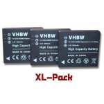 Vhbw set 3 batteries 600 mah pr appareil photo - camscope panasonic sdr - s7, sdr - s7e, sdr - s7eg ...