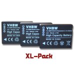 Vhbw set de 3 batteries 750mah pour appareil photo leica v - lux 20, v - lux 30, v - lux 40 remplace ...