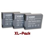 Vhbw set de 3 batteries 900mah (3. 6v) pour panasonic lumix dmc - ft5, - ts5, - tz40, - tz41, - tz - ...