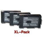 Vhbw 3x batteries compatible avec panasonic nv - da1, nv - da1b, nv - ds1, nv - ds11, nv - ds12, nv - ...
