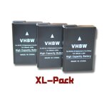 Vhbw set de 3 batteriesli - ion 950mah (7. 4 v) pour nikon coolpix d3100, d3200, d5100, d5200, p7000, ...