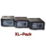 Vhbw set de3 batteries 4000mah pour camscope panasonic ag - hmc81e, ag - hcm150, ag - hmc151, ag - hmc151eu, ...