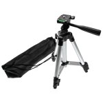 Vhbw tr�pied pour appareil photo - tripode avec sac de rangement, 30 - 65 cm, max. 2 kg, noir / argent ...