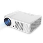 Vid�oprojecteur wifi hd 1080p 2500 lumens 1. 5 ghz android 8go rom 1 gb ram blanc yonis