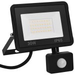 Vidaxl projecteur  led avec capteur 30 w blanc chaud