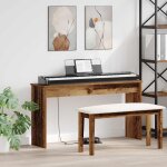 Vidaxl stand de clavier bois ancien 120 x 32 x 64 cm bois d'ing�nierie