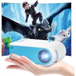 Vidoprojecteur 1080p full hd, mini projecteur video wifi 5g + 2. 4g & bluetooth 5. 2, portable projecteur ...