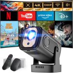 Vidoprojecteur 2025 [auto focus&1080p natif&apps intgress] rtroprojecteur 4k auto correction wifi ...