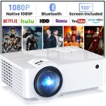 Vidéoprojecteur bluetooth, 9500l native 1080p projecteur supporté 4k / zoom, rétroprojecteur home cinéma ... Vidéoprojecteur bluetooth, 9500l native 1080p projecteur supporté 4k / zoom, rétroprojecteur home cinéma ...