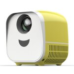 Vid�oprojecteur lcd led 60 ansi compatible 4k hdmi usb projection jusqu'� 120 pouces jaune yonis