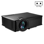 Vid�oprojecteur led portable 1800 lumens avec t�l�commande pour home cin�ma noir yonis