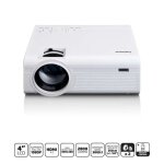 Vid�oprojecteur - projecteur lcd bluetooth full hd 1080p 2800 lumens bluetooth hdmi micro sd