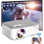 Videoprojecteur, videoprojecteur wifi bluetooth projecteur, 7500 lumen mini projecteur supporte 1080p ... Videoprojecteur, videoprojecteur wifi bluetooth projecteur, 7500 lumen mini projecteur supporte 1080p ...