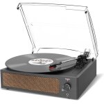 Vintage platine vinyle avec haut parleur, pour disques vinyles, prise en charge 3 vitesses, lecture sans ... Vintage platine vinyle avec haut parleur, pour disques vinyles, prise en charge 3 vitesses, lecture sans ...