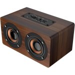 Vintage radio retro bluetooth speaker - enceinte sans fil portable en bois bluetooth 4. 2 avec radio ...
