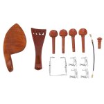 Un violon 4 / 4 en bois de jujube naturel pices accessoires affinage, mentonnire mentonnire, cordes, ...