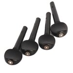Violon chevilles en ebne avec fisheyes accordeurs de violon accessoires de violon 1 / 2