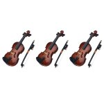 Violon l'inventaire avec etui, musique, cimetire, cadeaux, 3 pices, 8x3cm