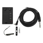 Violon micro rgler scne sonore fonctionnement silencieux mtal plastique accessoire micro noir