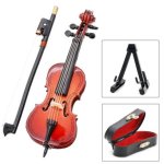 Violoncelle complet avec archet + etui rigide + chevalet support pliable