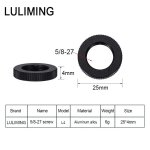 Vis pour appareil photo 1 / 4 3 / 8 5 / 8 - 27, crou, rotule pour microphone, chaussure chaude, bouton ...