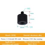 Vis de conversion de rotule pour trépied d'appareil photo reflex numérique, budgétaire de 1 / 4 pouces, ... Vis de conversion de rotule pour trépied d'appareil photo reflex numérique, budgétaire de 1 / 4 pouces, ...