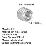 Vis  dgagement rapide pour monopode d'appareil photo reflex numrique, vis de conversion, adaptateur ...