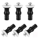 Vis de toilette, charnires de fixation suprieures a vis en caoutchouc en expansion universelles raccord ...