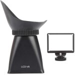 Viseur �� grossissement pour cam��ra, ��cran lcd universel 2, 8x zoom sur le viseur loupe visionneuse ...
