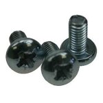 Visserie rack - 16 vis  tte cruciforme m6 x 12 mm - zinc