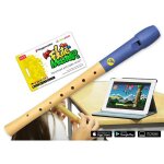 Voggenreiter 1142 flute master (app) avec flte a bec en bois / plastique (doigt allemand)