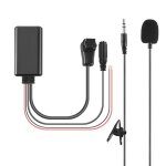 Voiture bluetooth 5. 0 m x cble microphone mains libres tlphone portable adaptateur d'appel gratuit ...