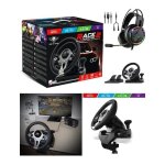 Volant et pédales de jeu vidéo pro race compatible xbox séries xs ps3 ps4 switch pc + casque spirit of ... Volant et pédales de jeu vidéo pro race compatible xbox séries xs ps3 ps4 switch pc + casque spirit of ...