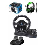 Volant pédales et levier de vitesse de jeu vidéo pro race pro ge 550 compatible xbox séries xs ps3 ps4 ... Volant pédales et levier de vitesse de jeu vidéo pro race pro ge 550 compatible xbox séries xs ps3 ps4 ...