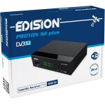 Vornixorsarlshop - edision proton s2 plus full hd r�cepteur satellite dvb - s2 fta, unicable soutien, ...