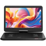 Vornixorsarlshop - yoton lecteur dvd portable de 17, 5  avec grand �cran pivotant hd de 15, 6 , 6 heures ...