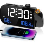 Vosfeel radio reveil température et humidité, 180 réveil projecteur plafond, réveil numérique avec fonction ... Vosfeel radio reveil température et humidité, 180 réveil projecteur plafond, réveil numérique avec fonction ...