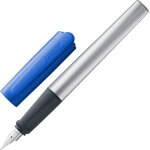 Wagner - nexx blue - stylo plume avec grip antidérapant et plume acier polie pour gauchers (lh) en taille ... Wagner - nexx blue - stylo plume avec grip antidérapant et plume acier polie pour gauchers (lh) en taille ...