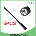 Walperforated - antenne talperfore sans fil 3dbi 433 mhz, casque pbx, connecteur sma mle, antenne directionn ...