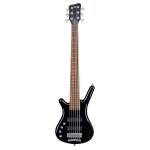 Warwick corvette basic 6 lh - basse electrique 6 cordes gaucher - solid black