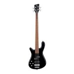 Warwick streamer lx 4 lh - basse electrique 4 cordes gaucher - solid black