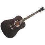 Washburn deepforest - e - d - guitare acoustique dreadnought - ebony matte Washburn deepforest - e - d - guitare acoustique dreadnought - ebony matte