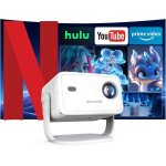 Wchi - [app intgre] vidoprojecteur 2025 rtroprojecteur portable mini projecteur dual contrle avec ...
