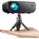 Wchi - [app intgre] vidoprojecteur 2025 rtroprojecteur portable mini projecteur dual contrle avec ...
