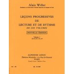 Weber le�ons progressives lecture et rythme vol. 1