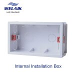 Welaik - botier mural pour installation electrique, 86x86mm, 146x86mm, bgsm w - type 146mm box