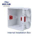 Welaik - botier mural pour installation electrique, 86x86mm, 146x86mm, bgsm w - type 86mm box