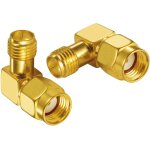 Wifi antenne adaptateur rp - sma mâle à femelle adaptateur droite angle 90 degrés pour routeur pci carte ... Wifi antenne adaptateur rp - sma mâle à femelle adaptateur droite angle 90 degrés pour routeur pci carte ...