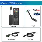 Norme avec wifi - d�codeur de t�l�vision num�rique dvb, dvb t2, dvb c, hevc, tuner tv, ueng, u3mini, ...